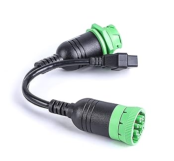 Mode from NYCページ WISDOMHOOD Threaded SAE J1939 Type 2 Male to Female to OBD2